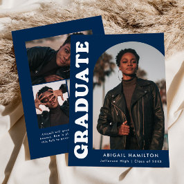 Anuncio Offset Arch Navy Blue 4 Photo Graduation