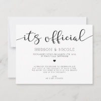 Anuncio Oficial de Boda por Elopamiento