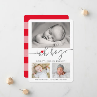 Anuncio Oh Boy Script Navidades Red Heart Collage Photo