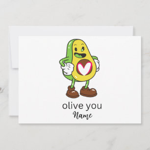 Anuncio Olive divertido te humor añade nombre regalo perso