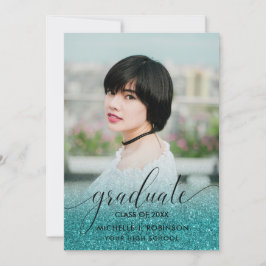 Anuncio Ombre Girly, Purpurina turquesa moderno