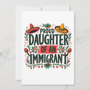 Anuncio Orgullosa hija de un inmigrante mexicano