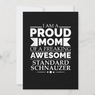 Anuncio Orgullosa Mamá De Impresionante Patrón De Schnauze