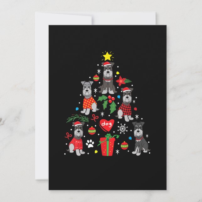 Anuncio Ornamento del árbol de Navidad Schnauzer Perro Mas (Anverso)
