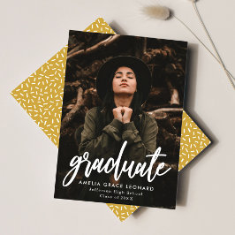 Anuncio Oro | Graduación de foto con texto