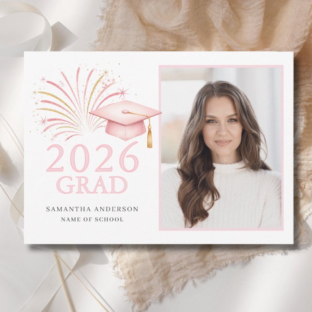 Anuncio Oro Rosa Moderno Graduado 2026  (Subido por el creador)