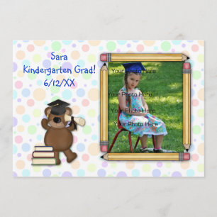 Anuncio Oso de graduación elemental