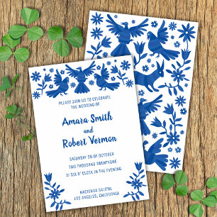 Anuncio Otomi, MEXICA, BLUE, FLOWERS AND BIRDS