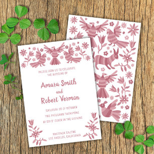 Anuncio Otomi, MEXICA, PINK, FLOWERS, BIRDS Announcement