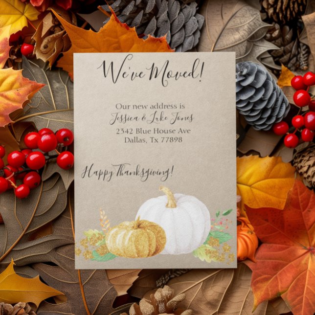 Anuncio Otoño Otoño Nos hemos mudado de acción de gracias (Subido por el creador)