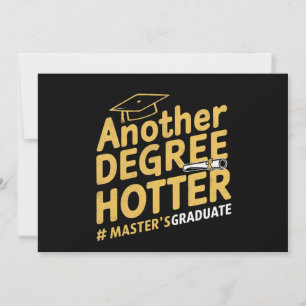 Anuncio Otro título más caliente graduación de maestría