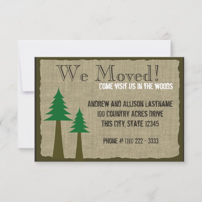 Anuncio País de Woodland Nuevo Hogar (Anverso)