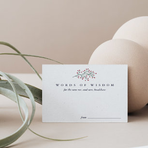 Anuncio Palabras de Sabiduría de Acebo y Pino para los Rec