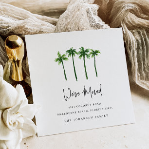 Anuncio Palm Trees esbozados Cambio de dirección Movimient