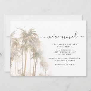 Anuncio Palm Trees hemos movido el cambio de dirección