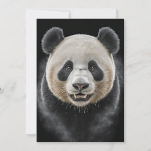 Anuncio Panda Wild Animal Elegant Dramatic Retrato Art