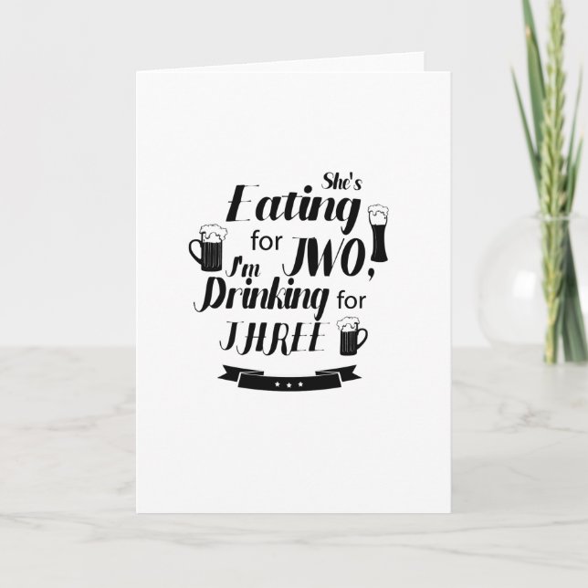 Anuncio Papá gracioso es estar embarazada, maternidad espe (Anverso)