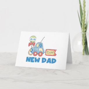 Anuncio Papá nuevo en auto es un niño