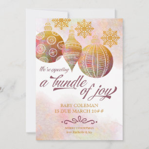 Anuncio Paquete de fotos de alegría Ornamentos de Navidad