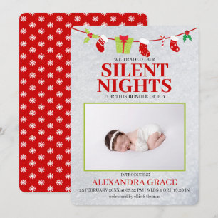 Anuncio Paquete de Noches Silenciosas Alegría Foto Navidad