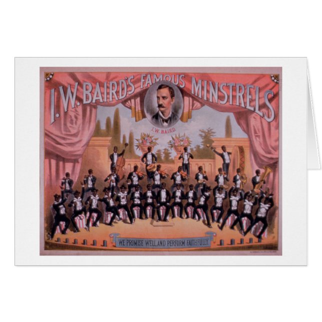 Anuncio para 'los trovadores Famous de I.W. (Anverso (Horizontal))