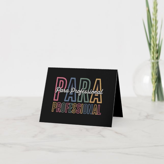 Anuncio Para Paraprofesional Paraeducador Primer Día de Re (Anverso)