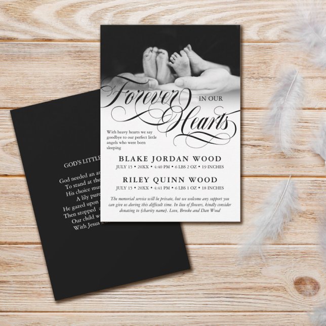 Anuncio Para Siempre En Nuestro Corazón Gemelos Memorial D (Subido por el creador)