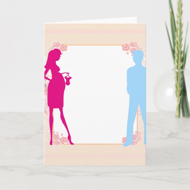 Anuncio pareja que espera un bebé (Anverso)