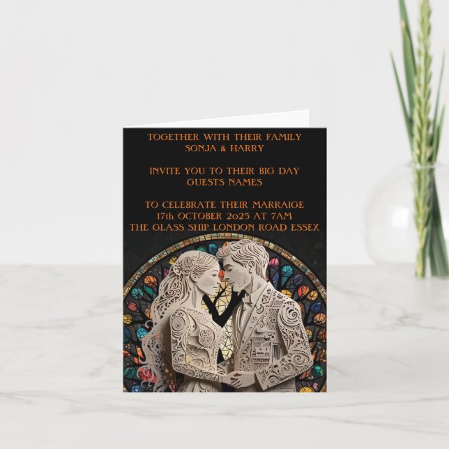 Anuncio parejas bodas personalizadas (Anverso)