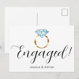 Anuncio Participación en el anillo de diamantes de persona