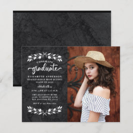 Anuncio Partido de Graduación de Fotografía Blanca Negra M