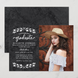 Anuncio Partido de Graduación de Fotografía Blanca Negra M