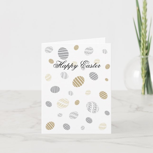 Anuncio Pascua feliz perfecta, huevos (Anverso)