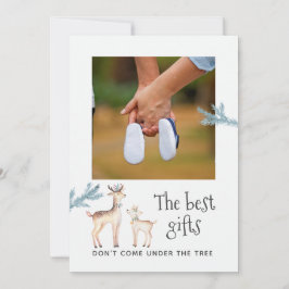 Anuncio Pastel Navidades de acuarela Winter Baby Expectati