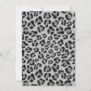 Anuncio Patrón de leopardo negro y gris, patrón de chita