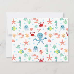 Anuncio Patrón del mundo marino