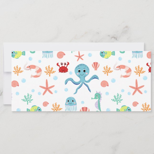 Anuncio Patrón del mundo marino (Anverso)