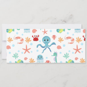 Anuncio Patrón del mundo marino