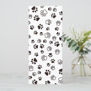 Anuncio Patrón repetido de las patas del gato