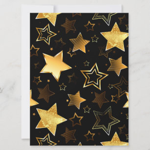 Anuncio Patrón sin foco con las estrellas doradas