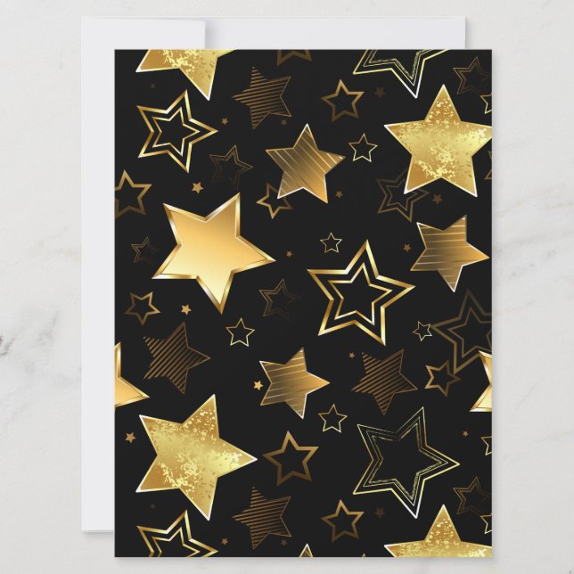 Anuncio Patrón sin foco con las estrellas doradas (Anverso)