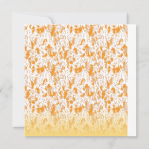 Anuncio Patrón textil con un vibrante naranja y gol