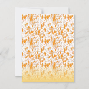 Anuncio Patrón textil con un vibrante naranja y gol