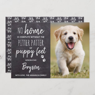 Anuncio Patter Pitter de los pies de cachorro nuevo perro 