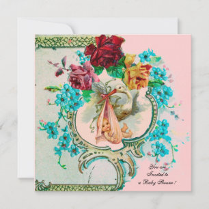 ANUNCIO PELOTA DE LA DUCHA DE NIÑAS CON ROSAS Y FLORES DE 