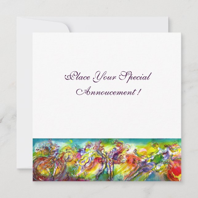 Anuncio Pelota de mascaradas, danza y música de la carnava (Anverso)