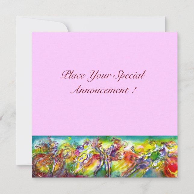 Anuncio Pelota de mascaradas, danza y música de la carnava (Anverso)