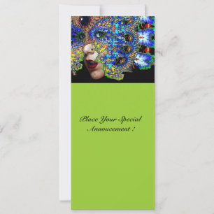 Anuncio Pelota de Mascaradas EPHEMERAL Mardi Gras, Máscara