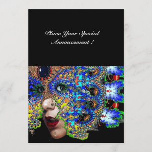 Anuncio Pelota de Mascaradas EPHEMERAL Mardi Gras, Máscara