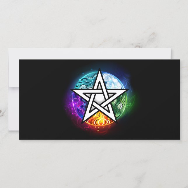 Anuncio Pentagrama de Wiccan (Anverso)